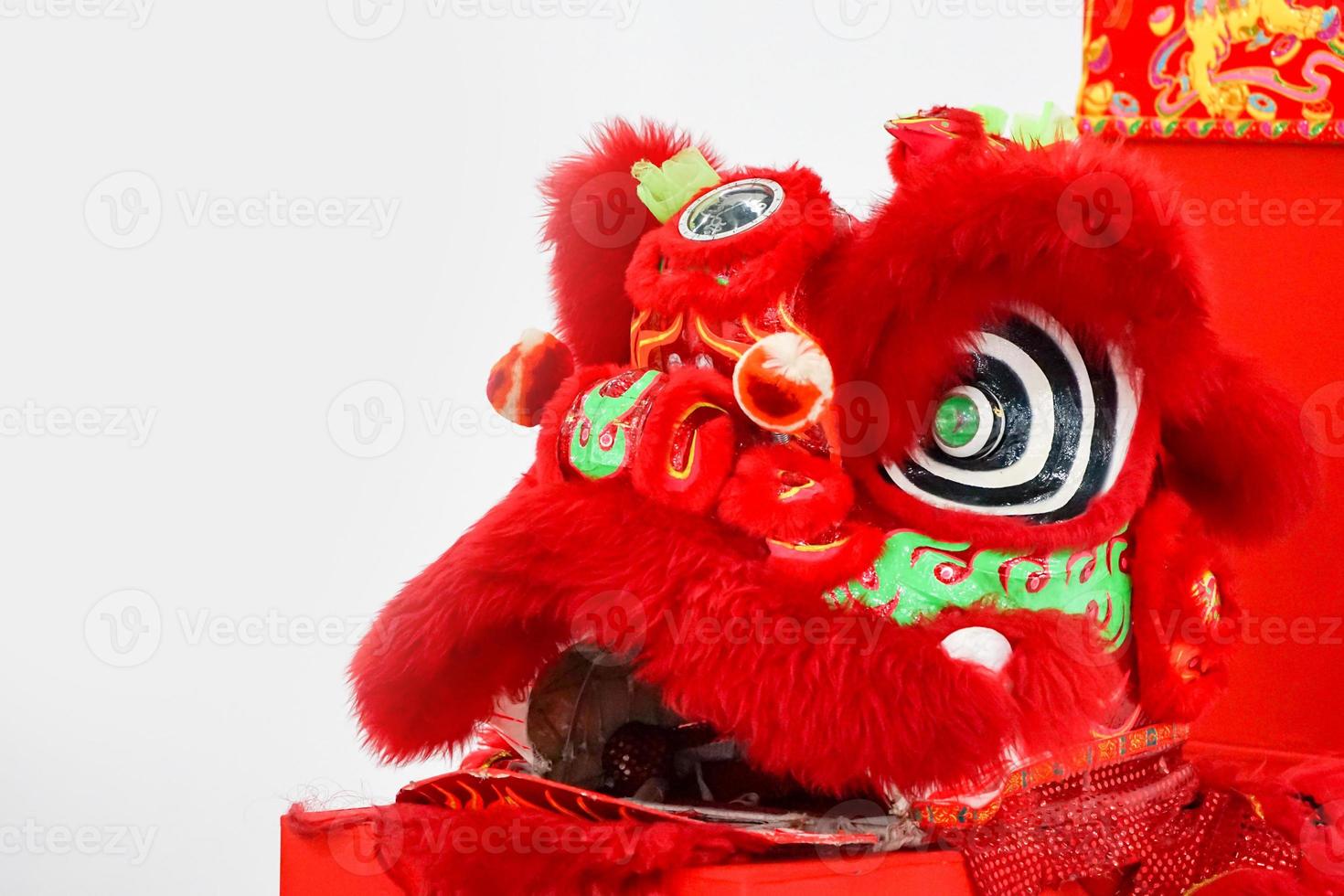 Manipulated China Lion. photo
