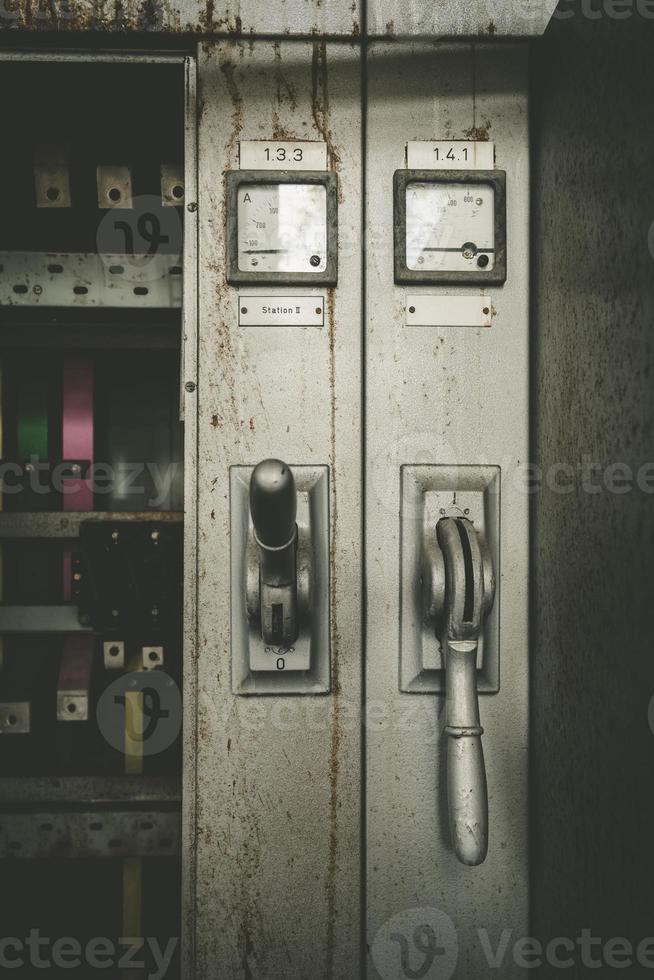 Electricity box in a power station photo