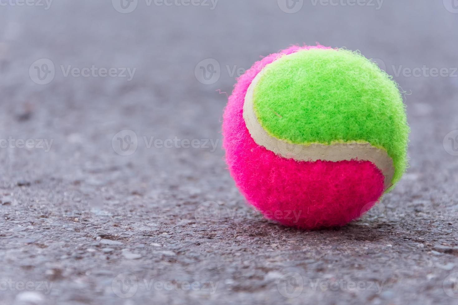 A toy tennis ball photo