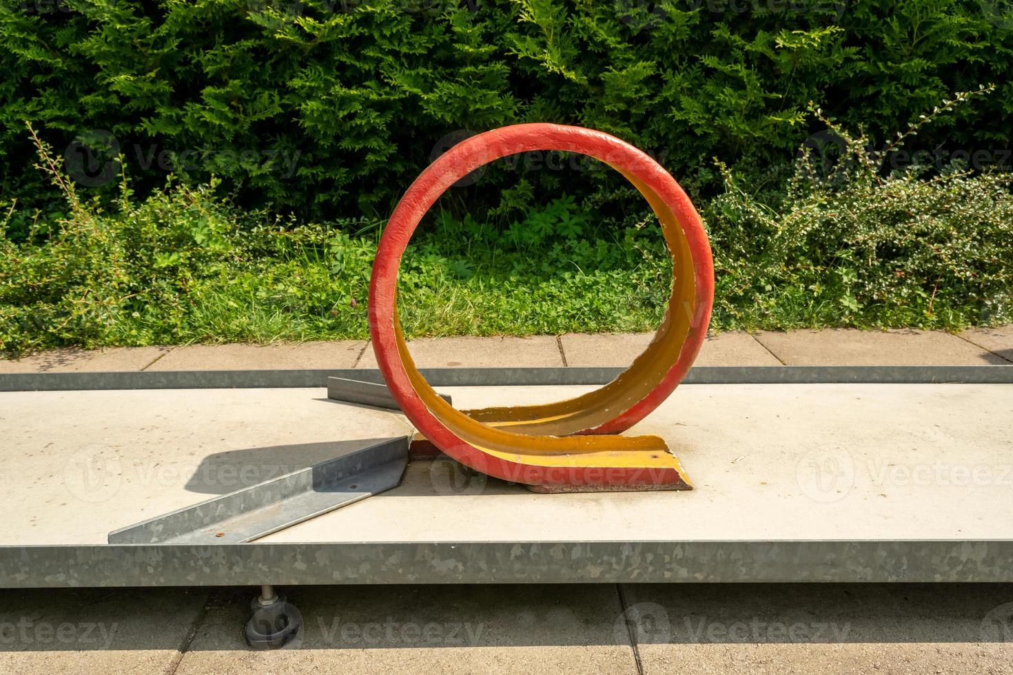 a looping of a minigolf track photo