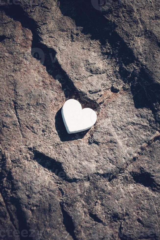 heart on a rock photo