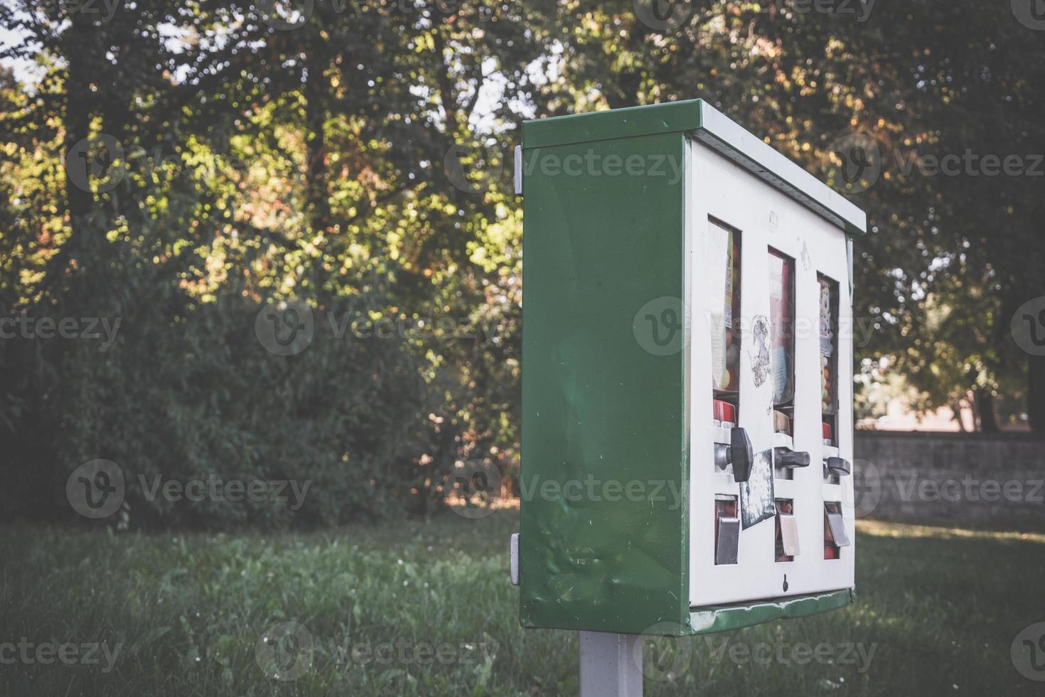 old gumball machine photo