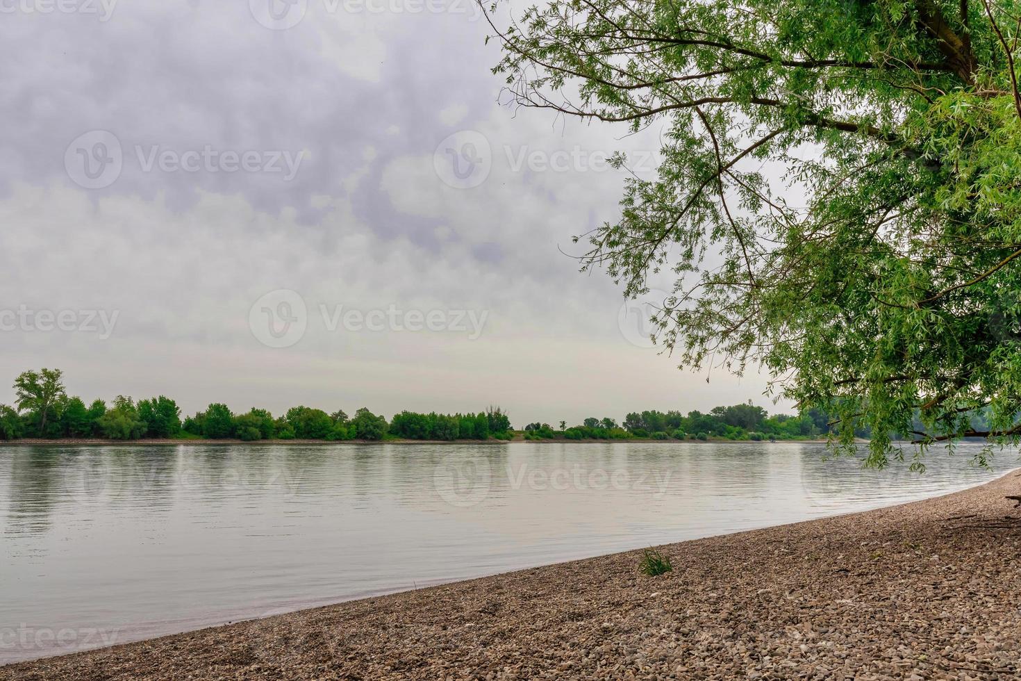 stones on the lakeshore photo