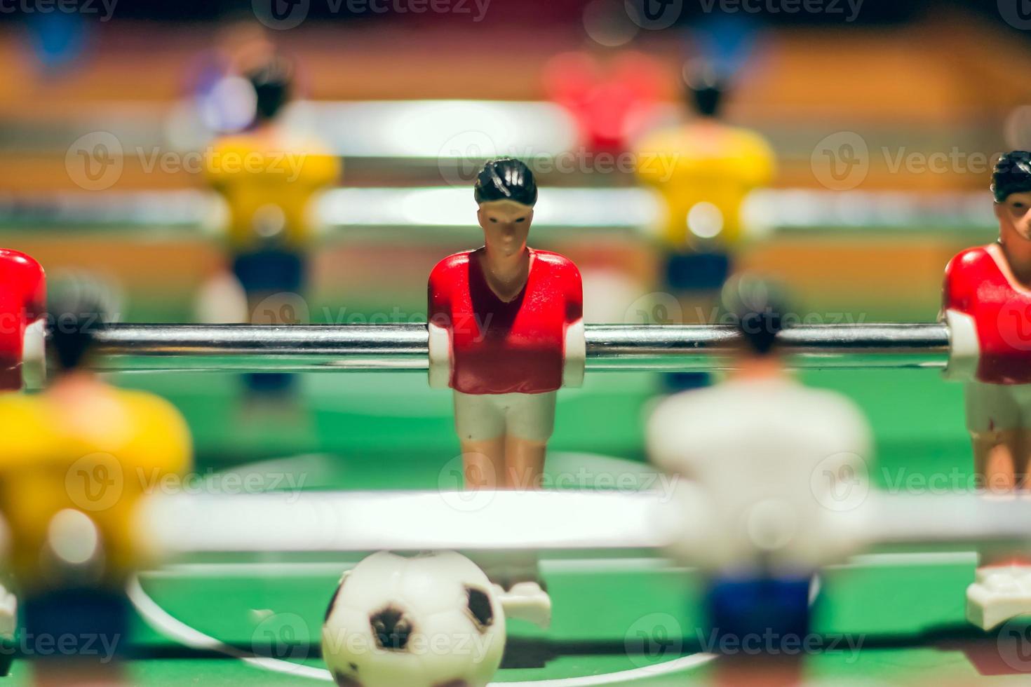 foosball in close up photo
