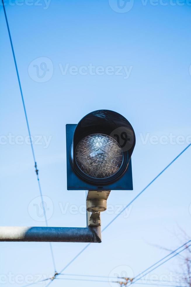 Railway semaphore light photo