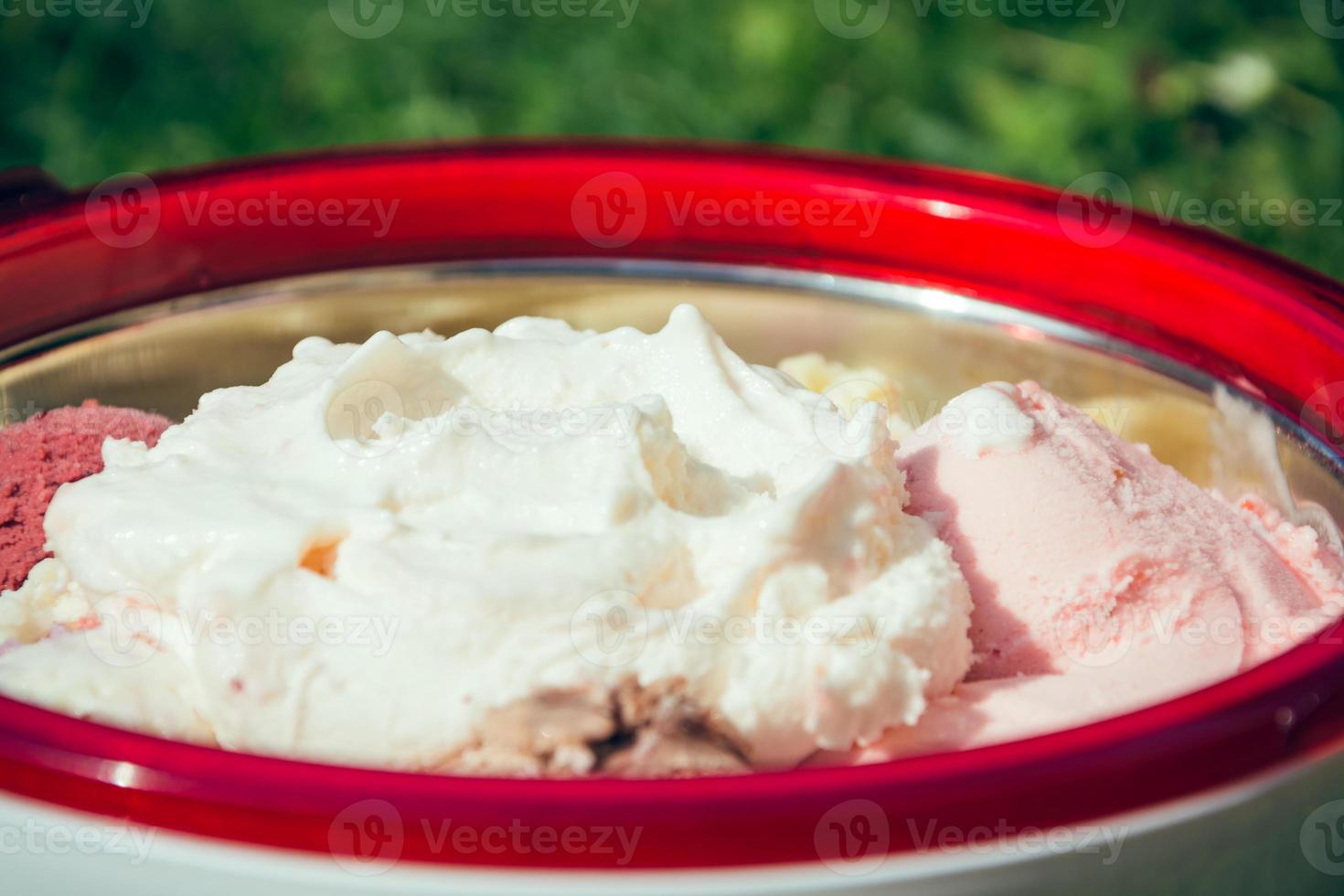 bowl full of ice cream photo