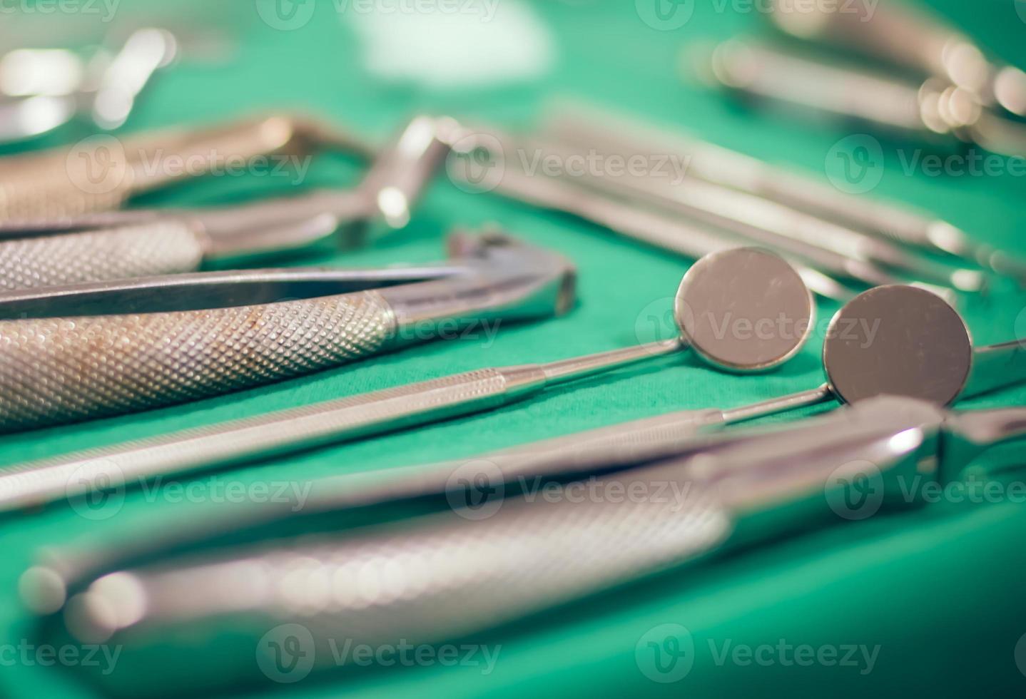 dental instruments in a dental office photo