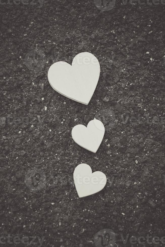 three hearts on the street photo