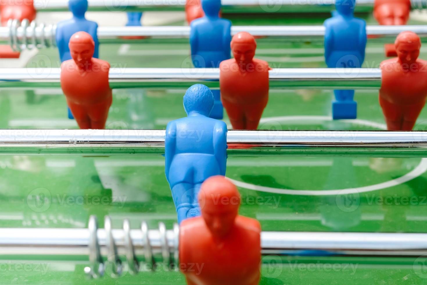 table football in closeup photo