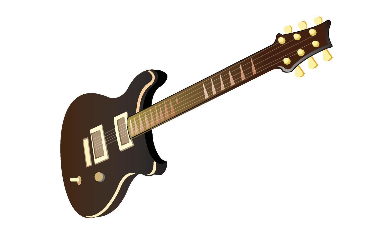 ilustración de guitarra vector