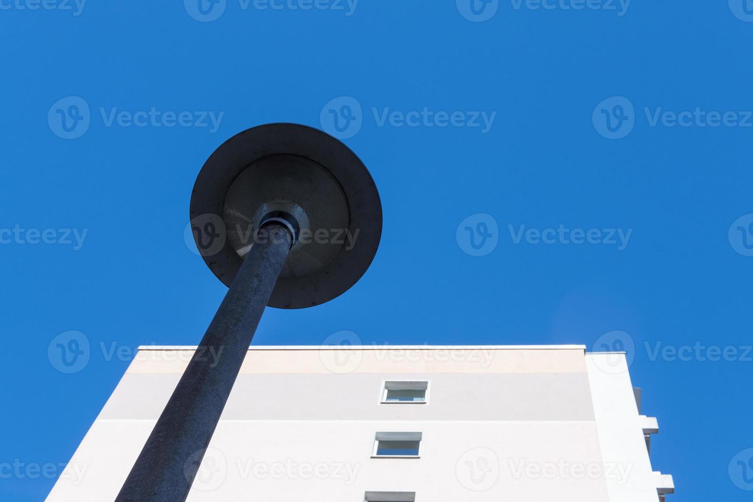 residential building with lantern photo