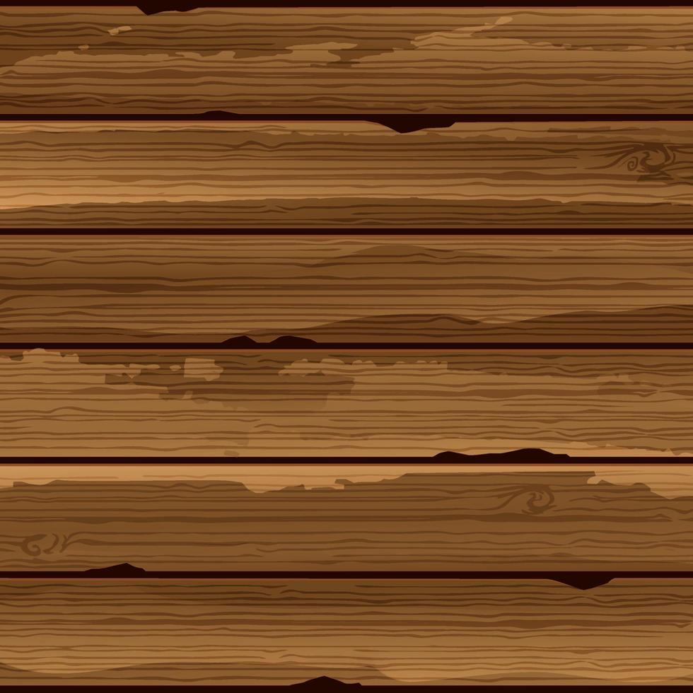 Rustic Wood Brown Background vector