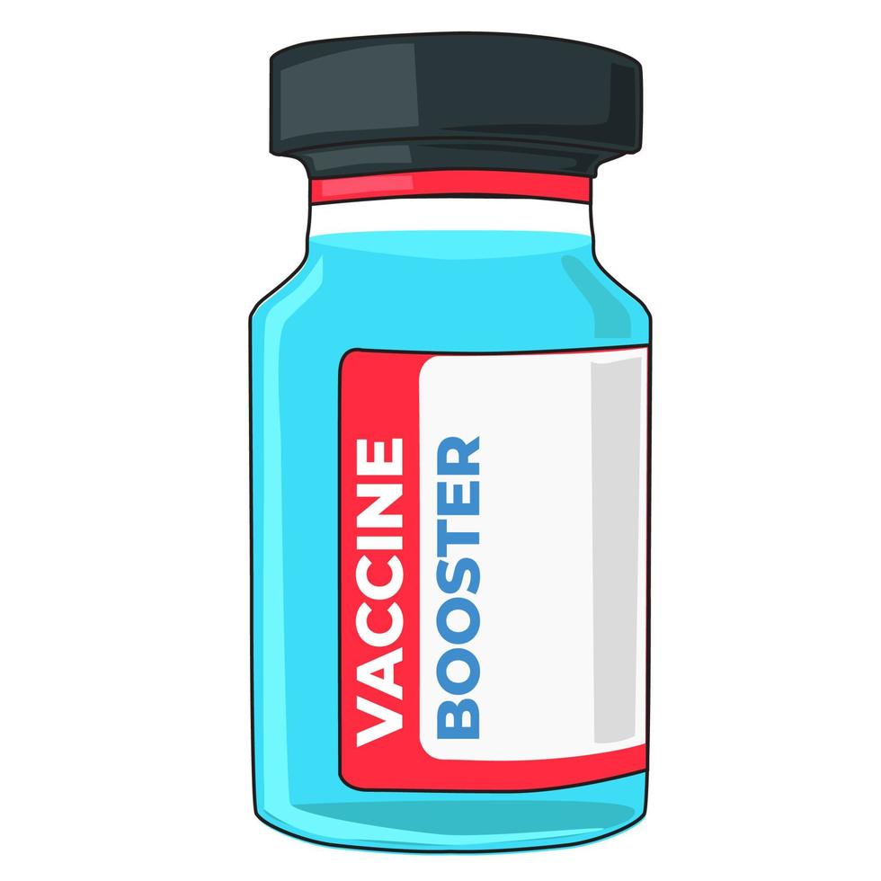 Vector Illustrator Covid 19 Vaccine Booster Perfect For Medic Health And Hospital