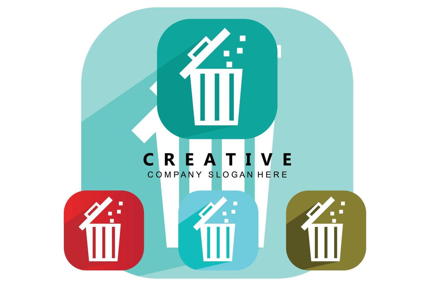Simple clean symbol vector logo