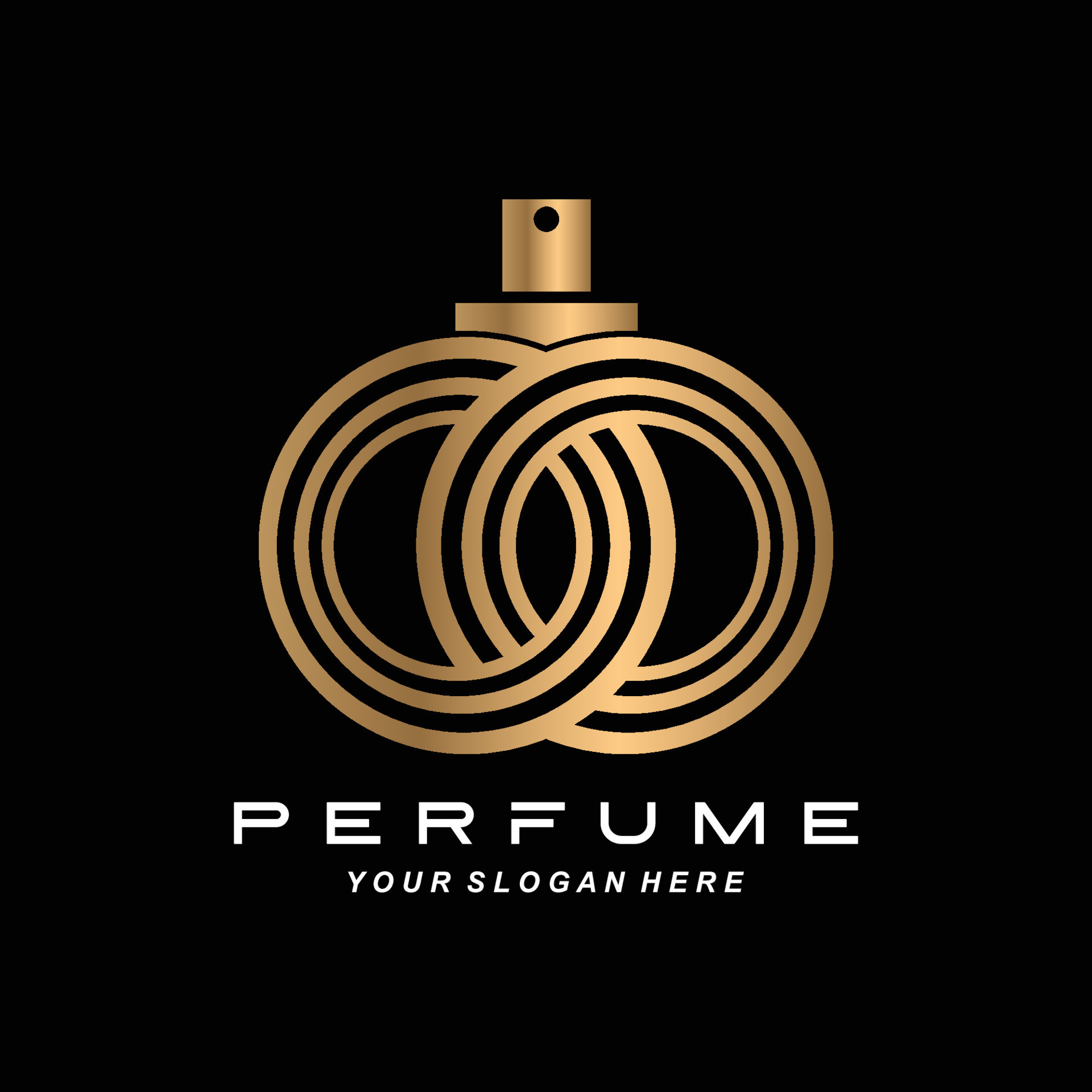 Free Vector  Luxury design for perfume logo