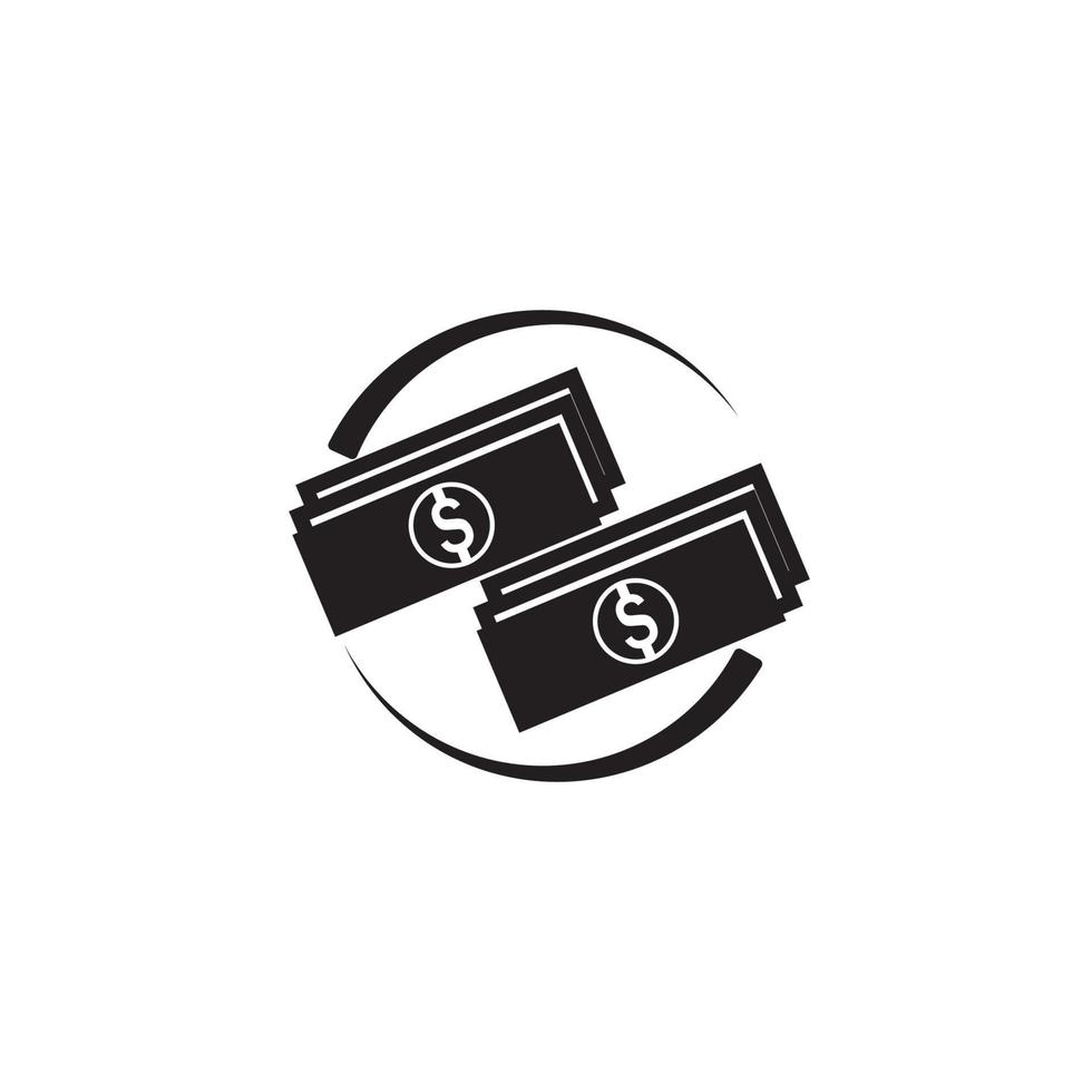 Money Bag icon Template vector