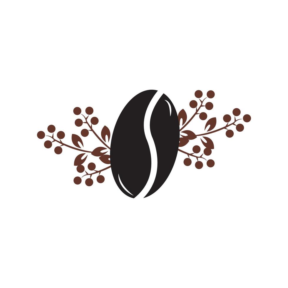 coffee bean icon vector