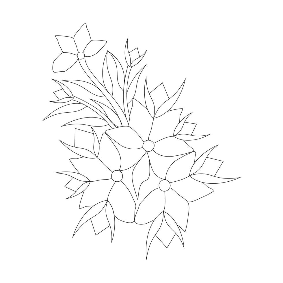 flourish line art stroke of coloring page vector file graphic illustration template design