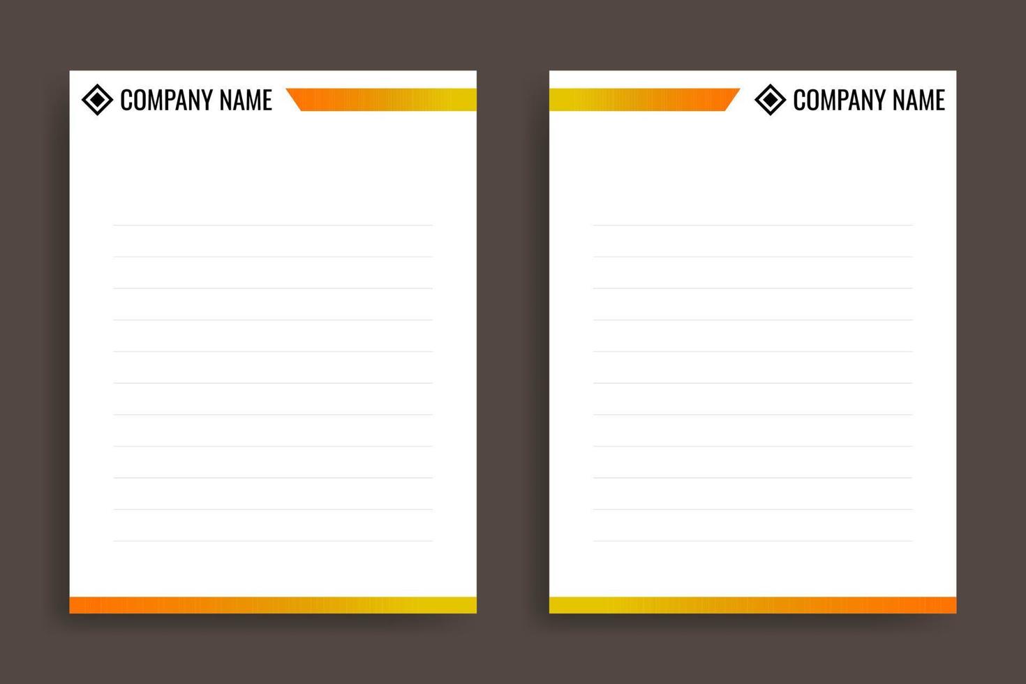 Great letterhead for company, community etc vector
