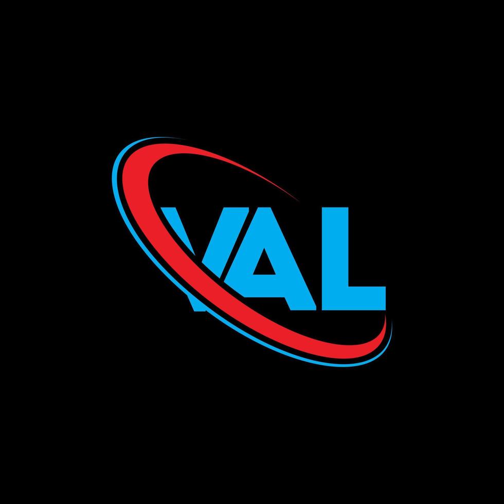 VAL logo. VAL letter. VAL letter logo design. Initials VAL logo linked with circle and uppercase monogram logo. VAL typography for technology, business and real estate brand. vector