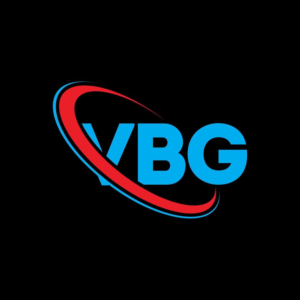 VBG logo. VBG letter. VBG letter logo design. Initials VBG logo linked with circle and uppercase monogram logo. VBG typography for technology, business and real estate brand. vector