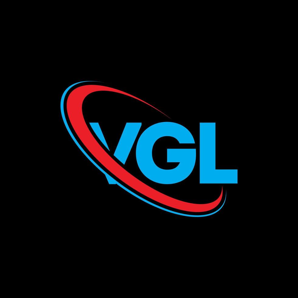 logotipo vgl. letra vgl. diseño de logotipo de letra vgl. logotipo de iniciales vgl vinculado con círculo y logotipo de monograma en mayúsculas. tipografía vgl para tecnología, negocios y marca inmobiliaria. vector