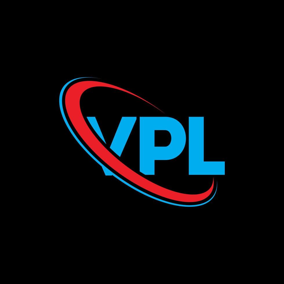 VPL logo. VPL letter. VPL letter logo design. Initials VPL logo linked with circle and uppercase monogram logo. VPL typography for technology, business and real estate brand. vector