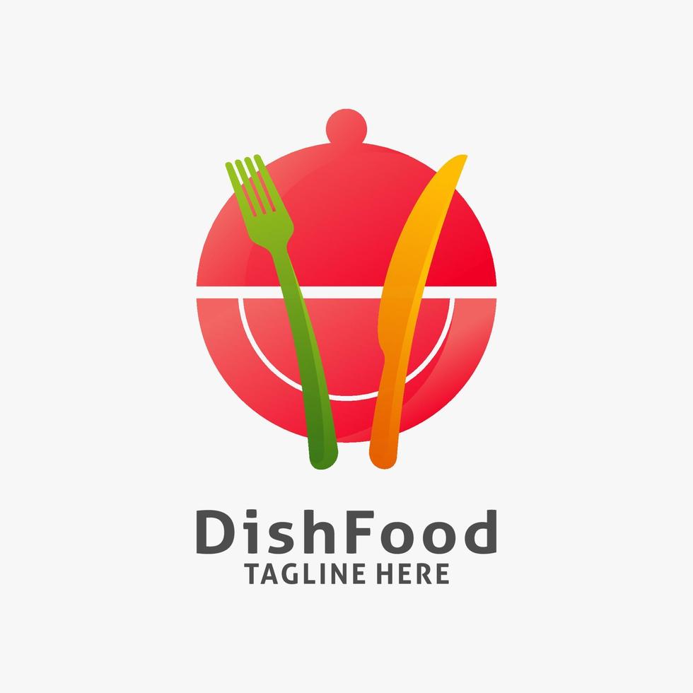 Food dish logo design 9005078 Vector Art at Vecteezy