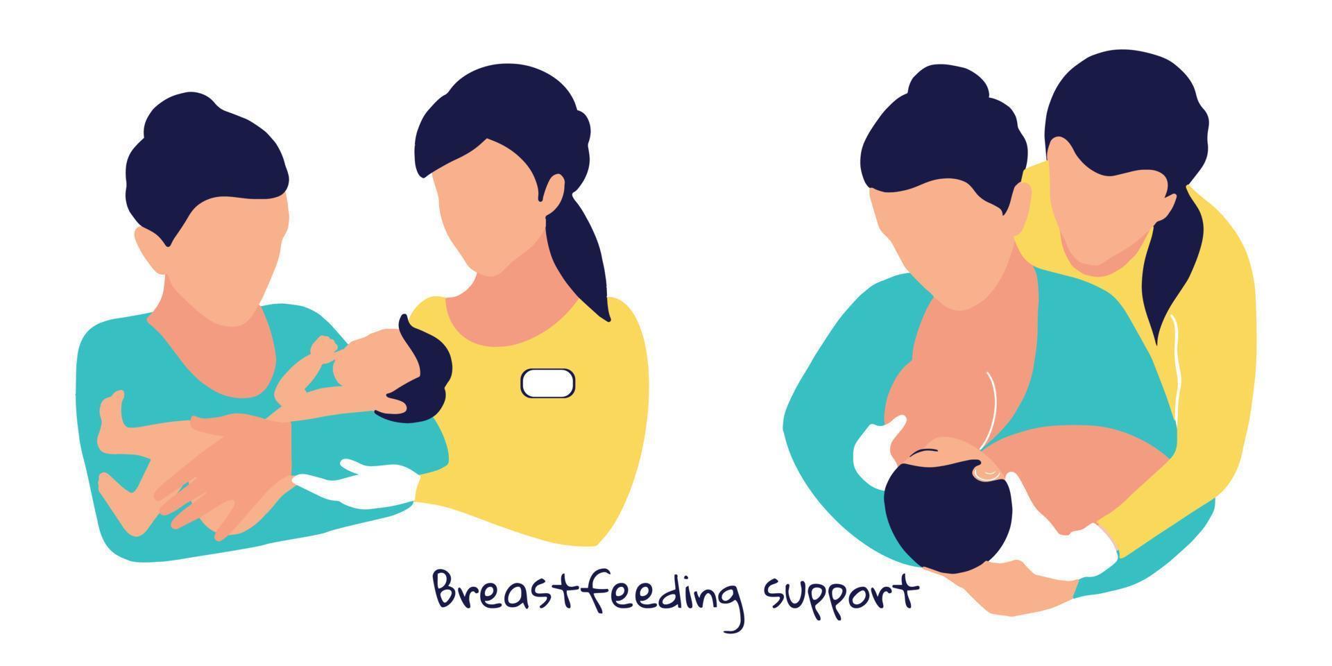 Breastfeeding Week Vector Art, Icons, and Graphics for Free Download