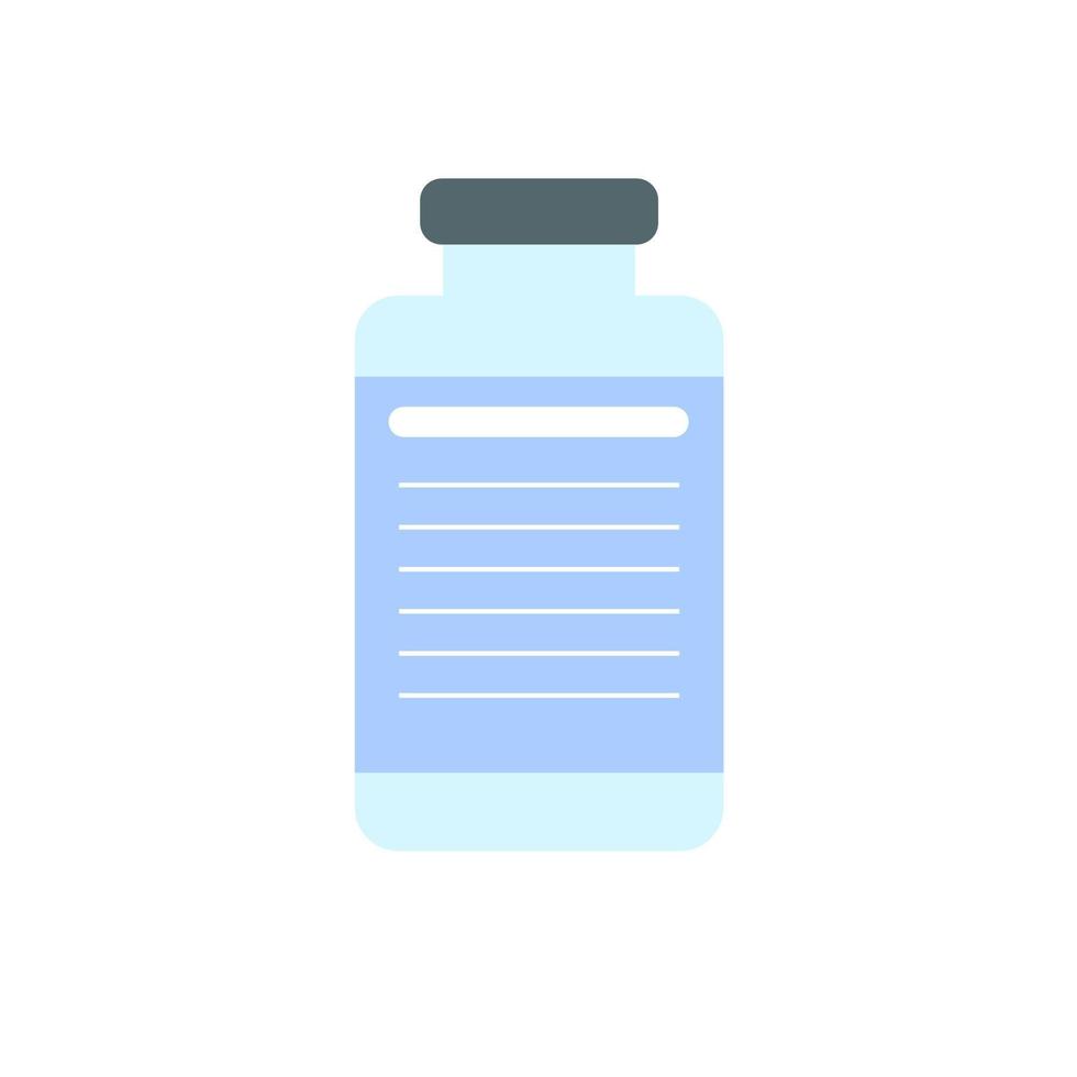 Vaccine icon. Medical vial icon. vector