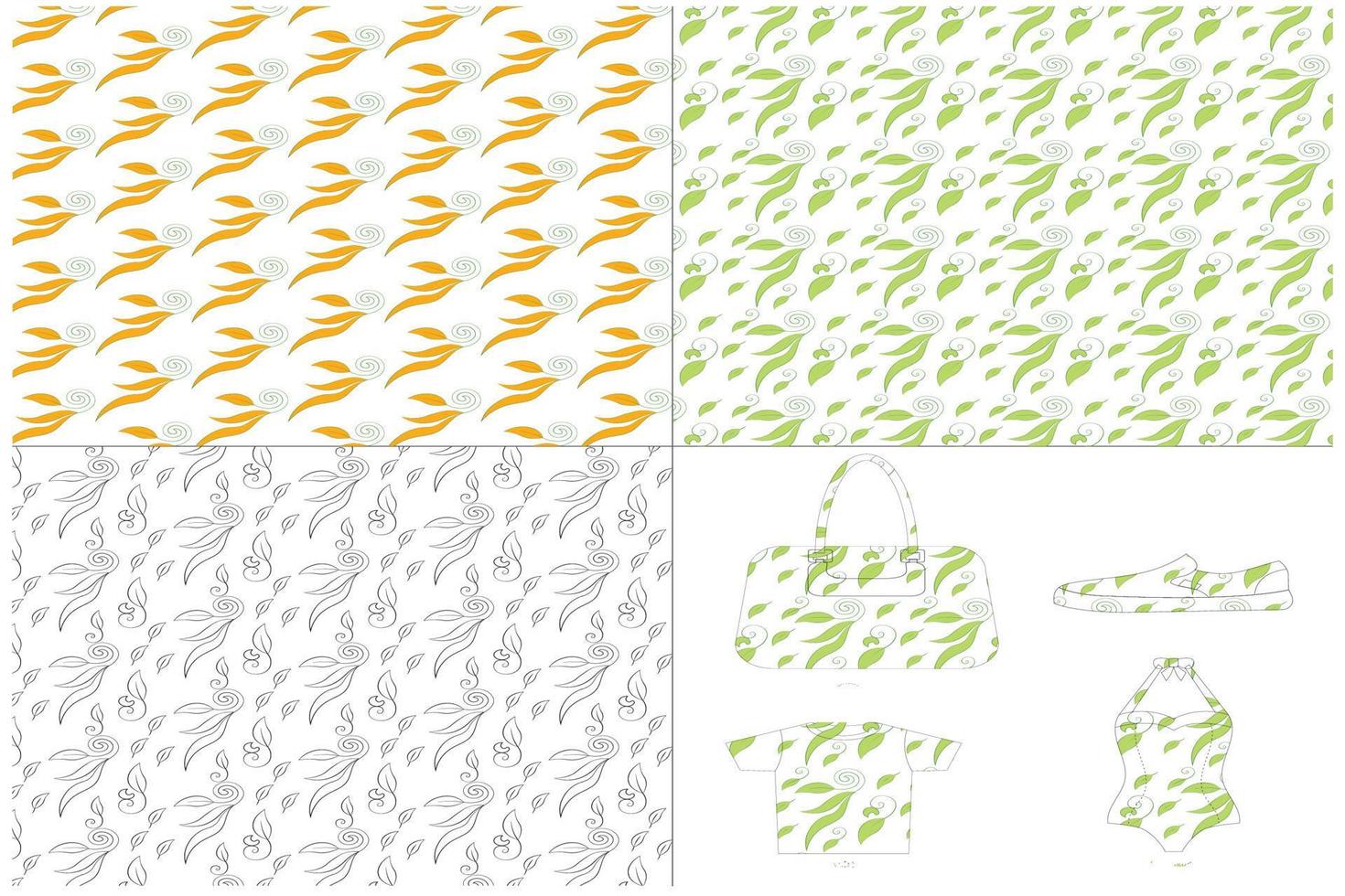 diseño de patrón de flores vector