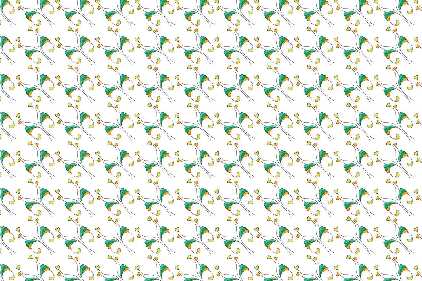 flower pattern design vector