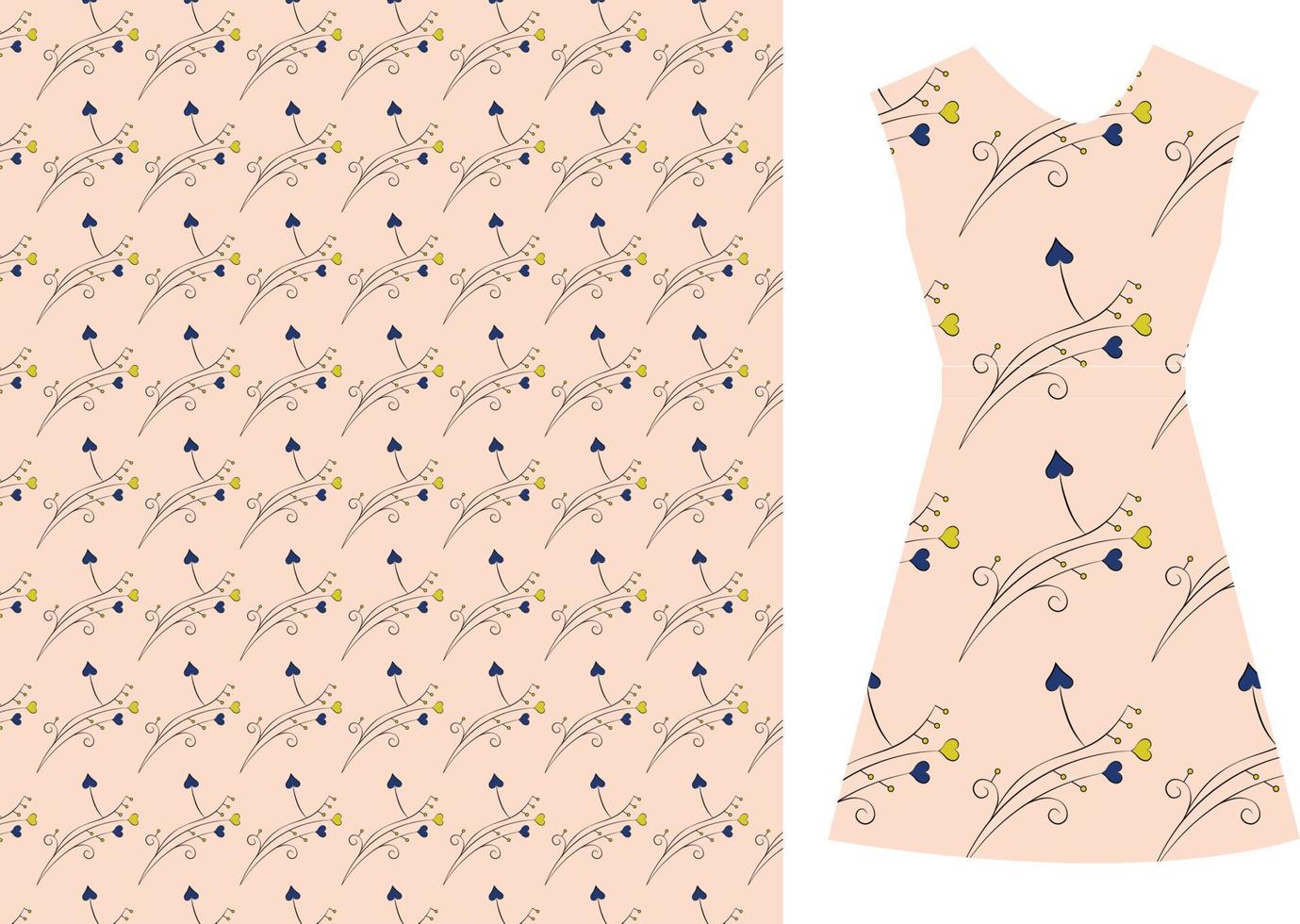 flower pattern design vector