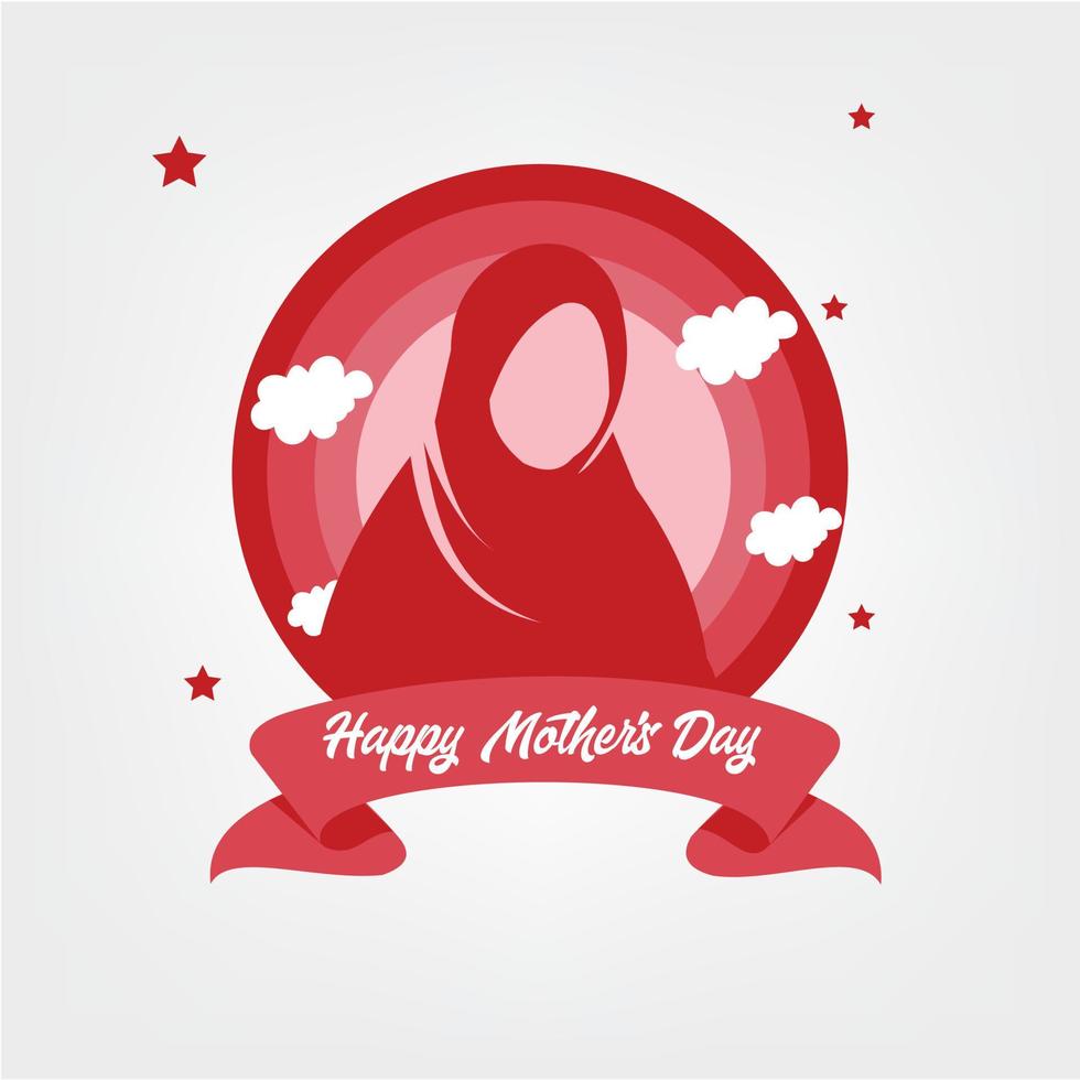Happy Mother's Day Vector. Simple and elegant design vector