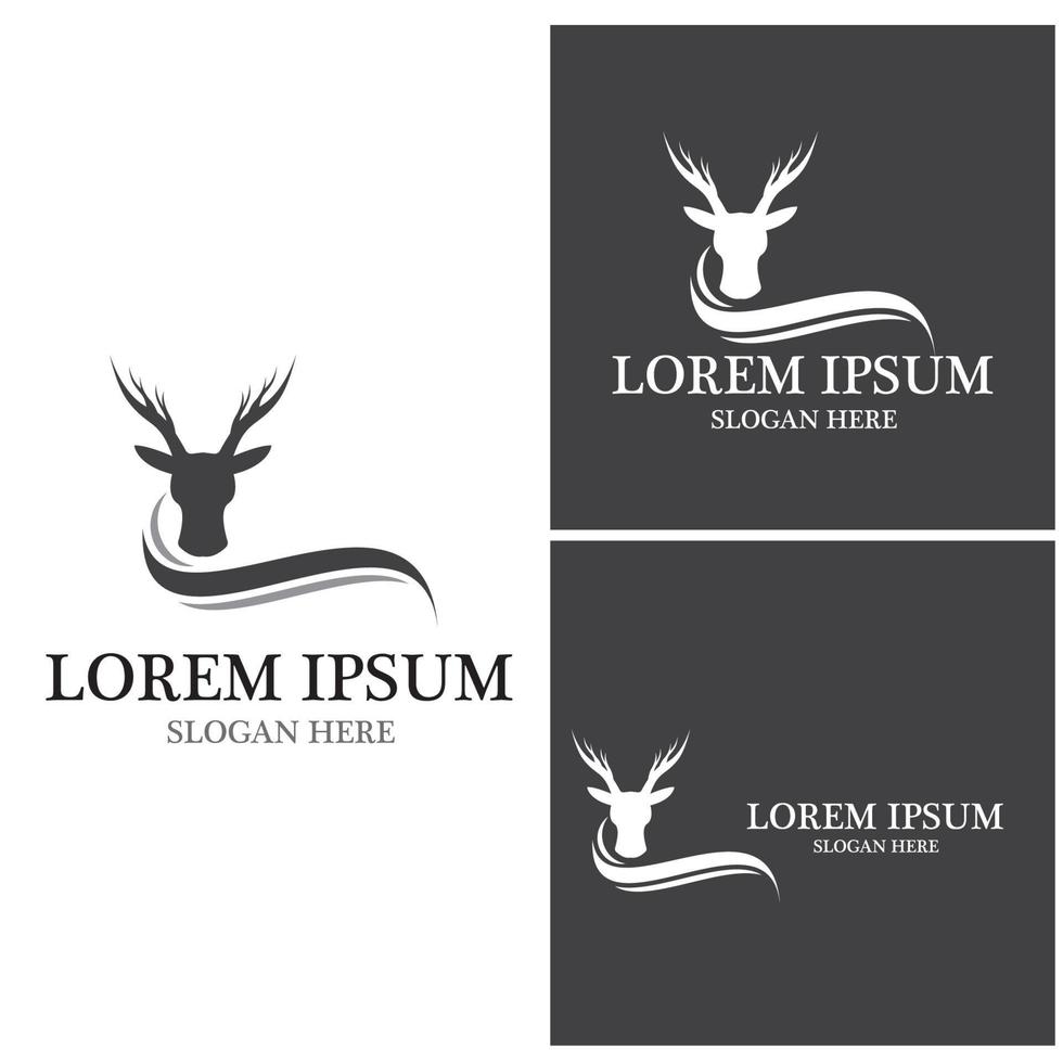 Deer vector icon illustration design