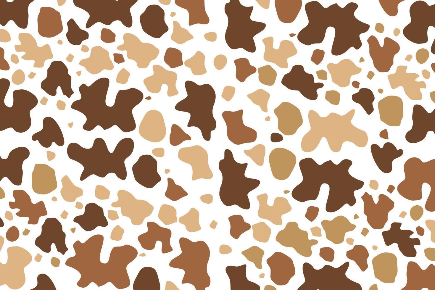brown color cowhide frame pattern vector