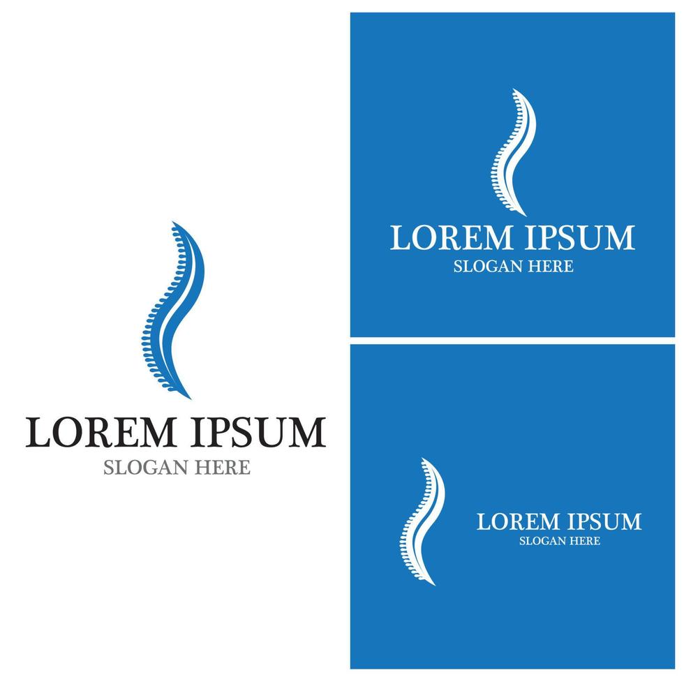 Spine diagnostics symbol vector