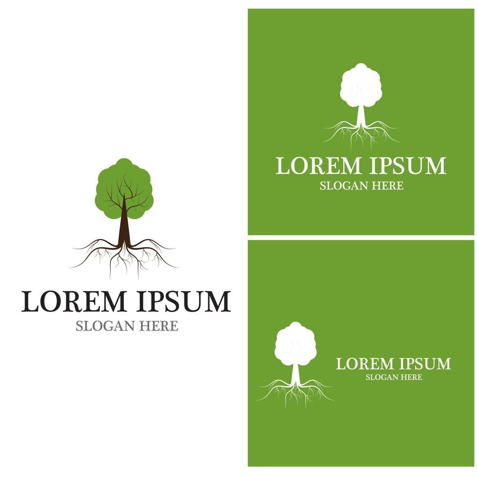 Tree icon and symbol vector template