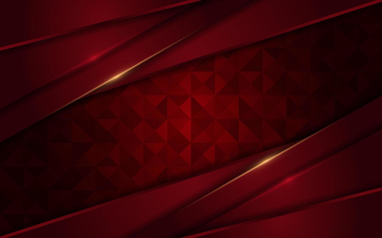 Modern dark red background with texture effect overlap layer design vector