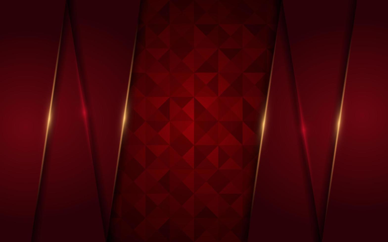 Modern dark red background with texture effect overlap layer design vector