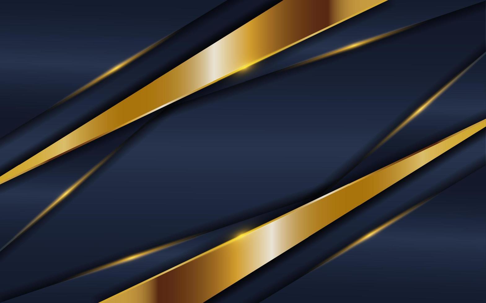Luxury navy blue background with overlap layer vector