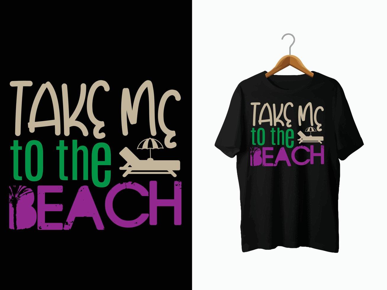 Summer T-Shirt Design. vector