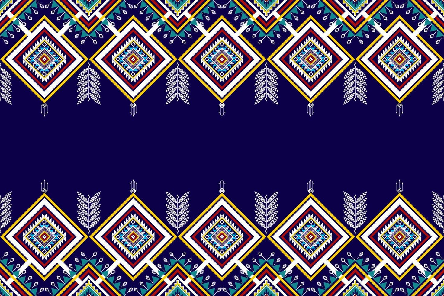 Geometric abstract ethnic seamless pattern design. Aztec fabric carpet mandala ornaments textile decorations wallpaper. Tribal boho native motif turkey traditional embroidery vector background