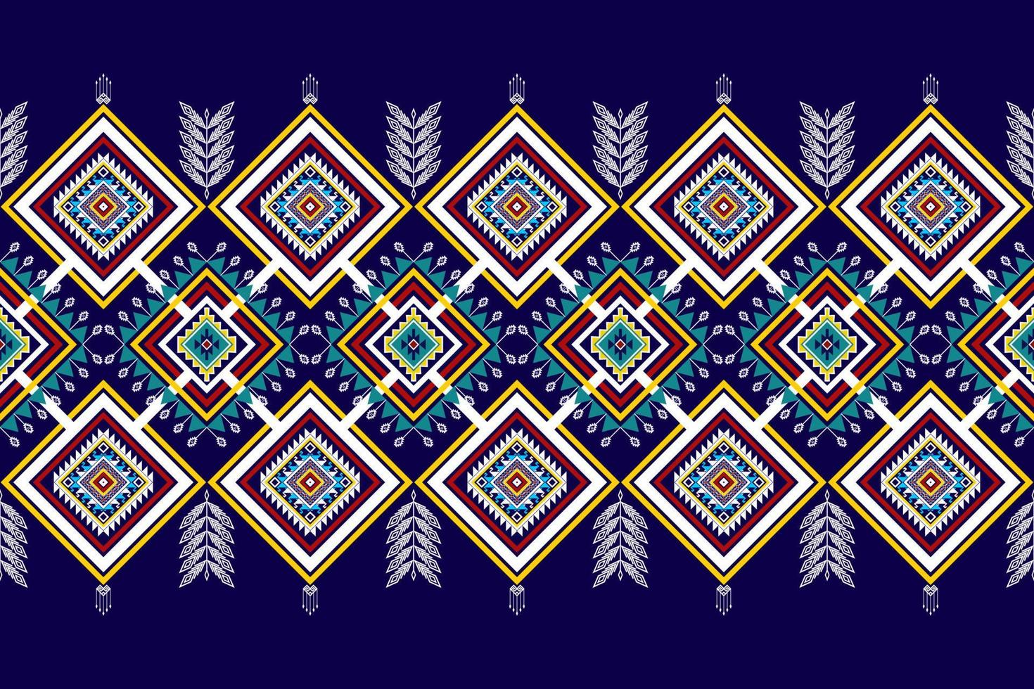 Geometric abstract ethnic seamless pattern design. Aztec fabric carpet mandala ornaments textile decorations wallpaper. Tribal boho native motif turkey traditional embroidery vector background