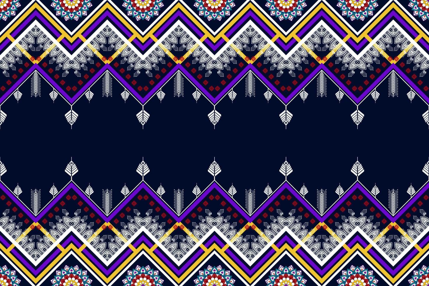 Geometric abstract ethnic seamless pattern design. Aztec fabric carpet mandala ornaments textile decorations wallpaper. Tribal boho native motif turkey traditional embroidery vector background