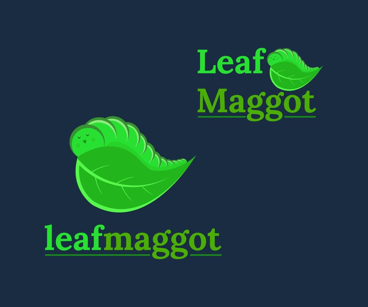 Leaf Maggot Logo vector