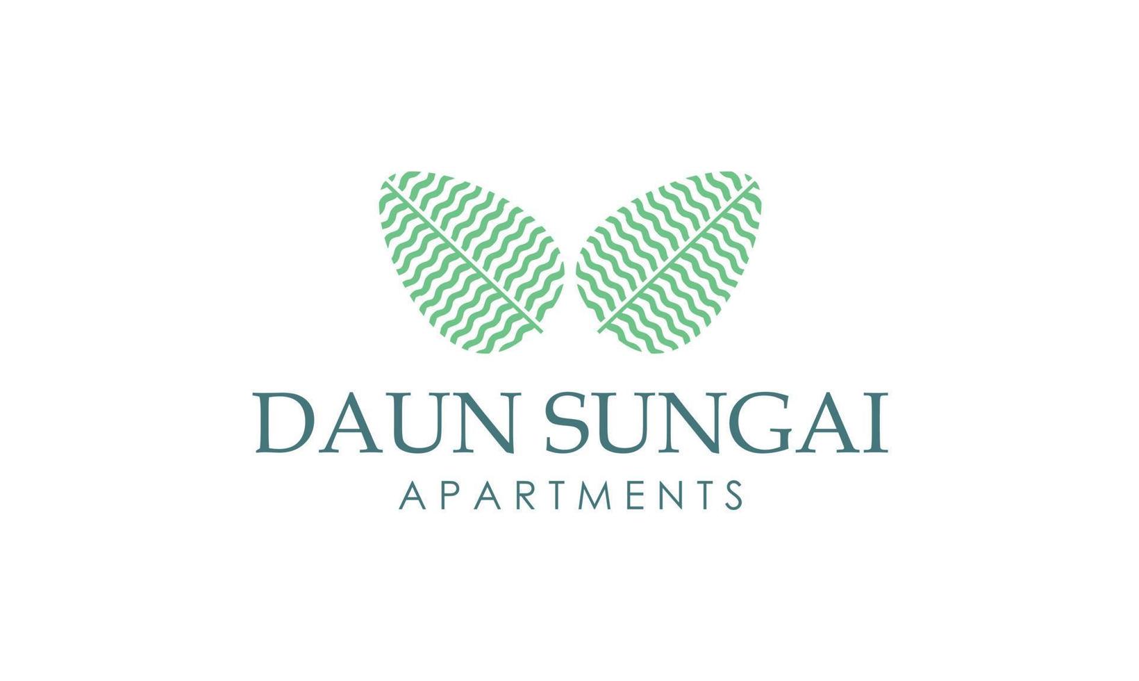 Natural Park Apartment Logo Design for your hotel project vector