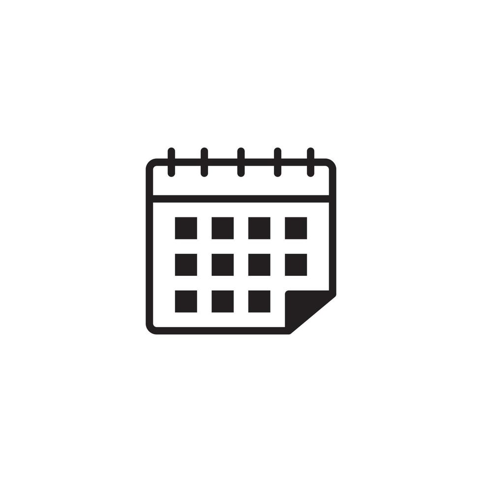 Calendar line icon. linear style sign for mobile concept and web design. Outline vector icon. Symbol, logo illustration. Vector graphic