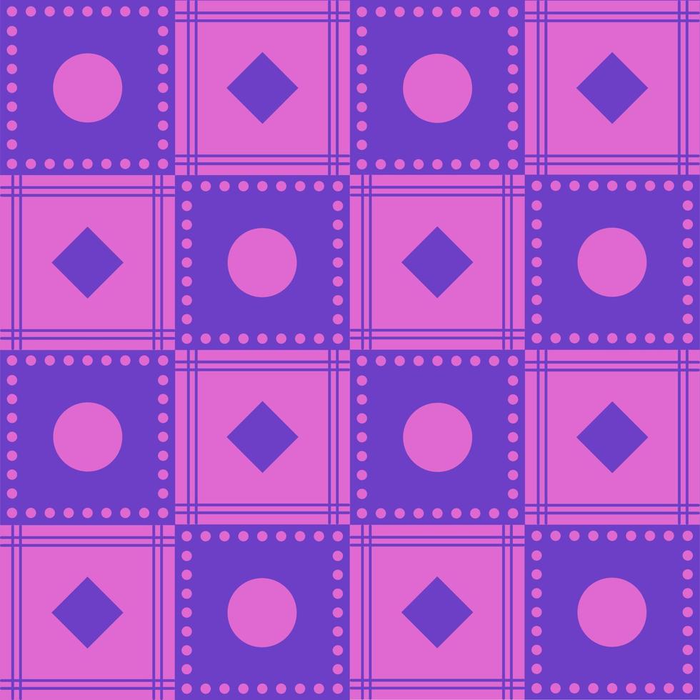 Bright checkered seamless pattern vector
