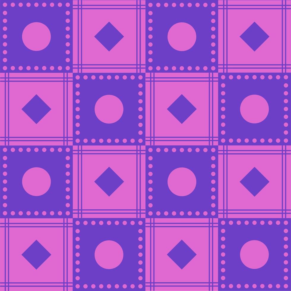 Bright checkered seamless pattern vector